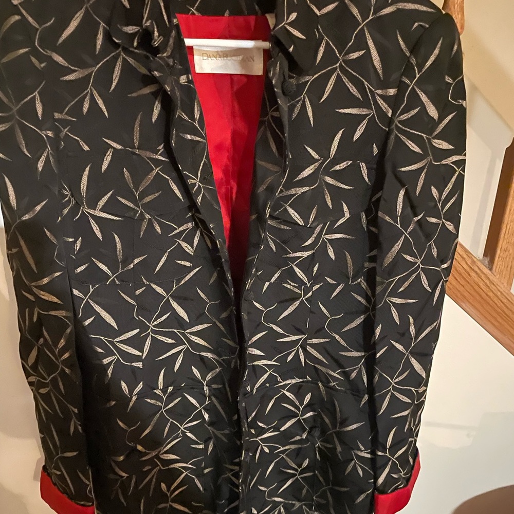 Dana Buchman vintage Asian inspired jacket